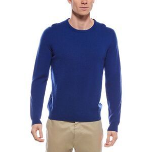 Mette Mens  Cashmere Crewneck Sweater, Blue